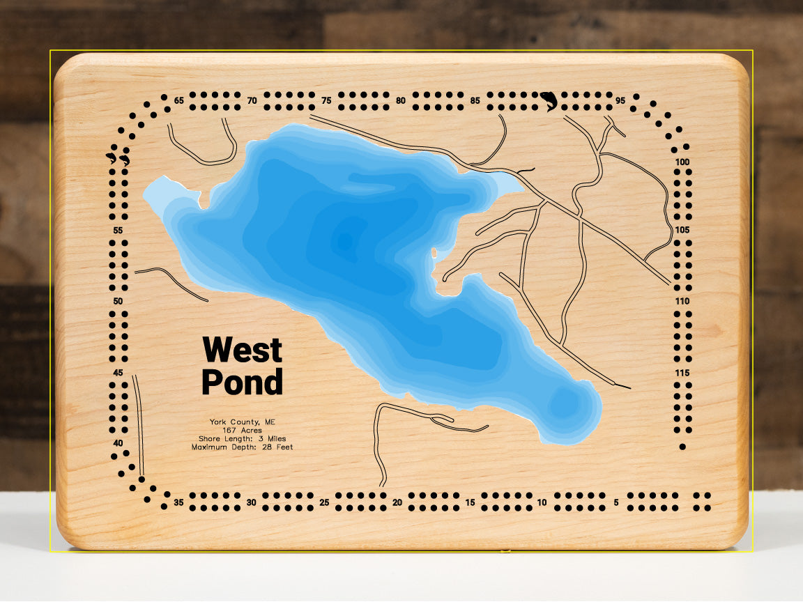 West Pond in York County, Maine
