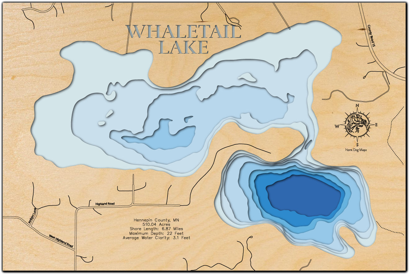 Whaletail Lake in Hennepin County, Minnesota