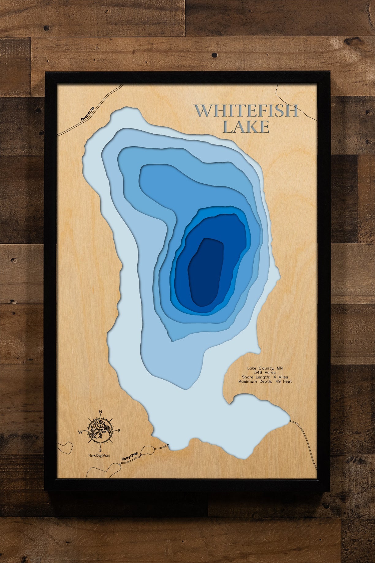 Whitefish Lake in Lake County, Minnesota