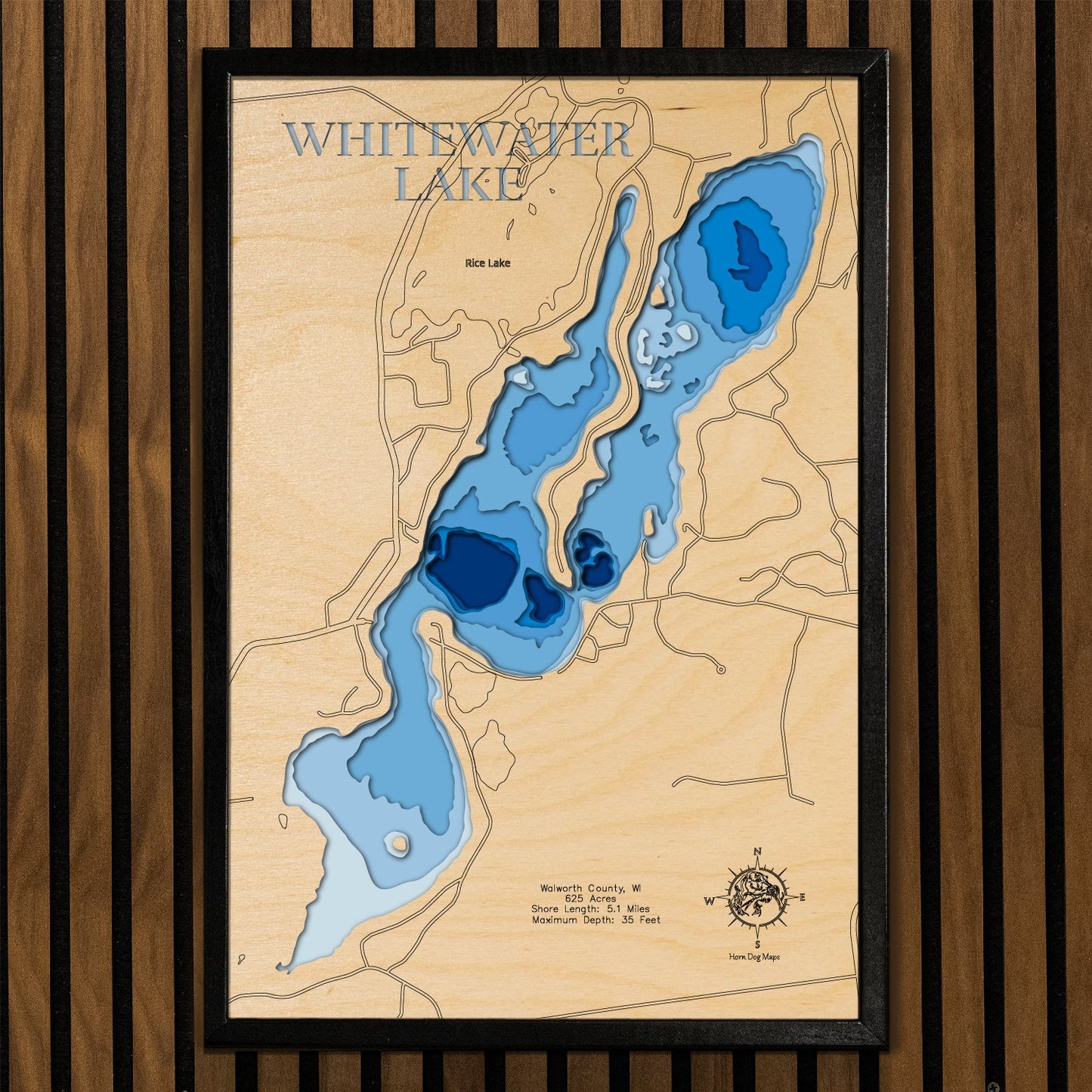 Whitewater Lake in Walworth County, Wisconsin