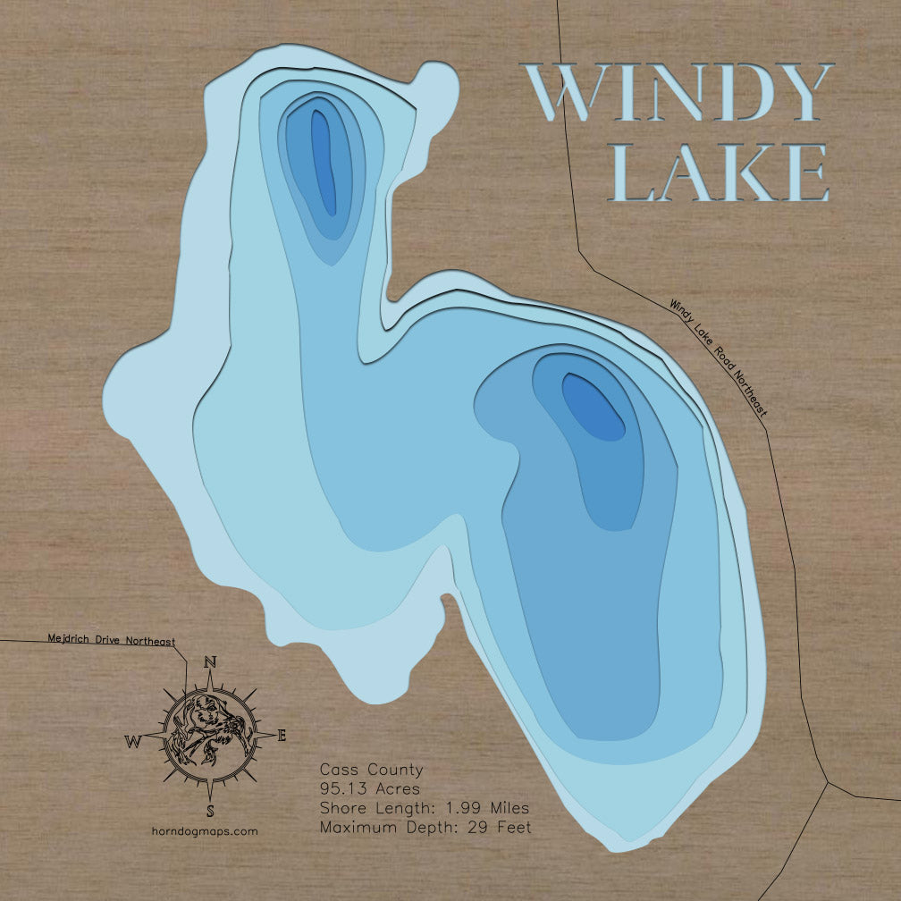 Windy Lake in Cass County, Minnesota