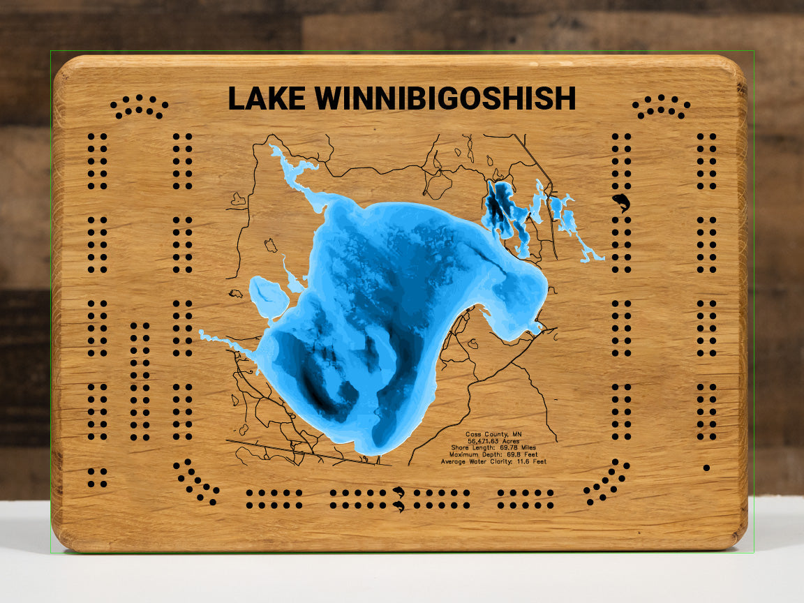 Winnibigoshish Lake in Cass County, Minnesota