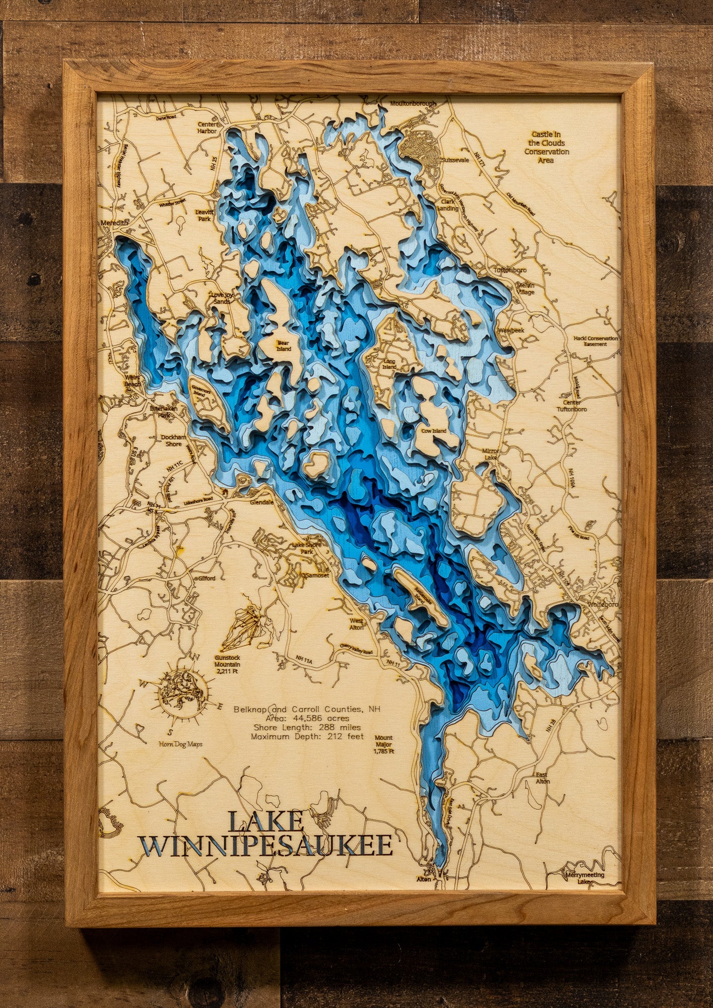 Lake Winnipesaukee in Belknap and Carroll Counties, New Hampshire