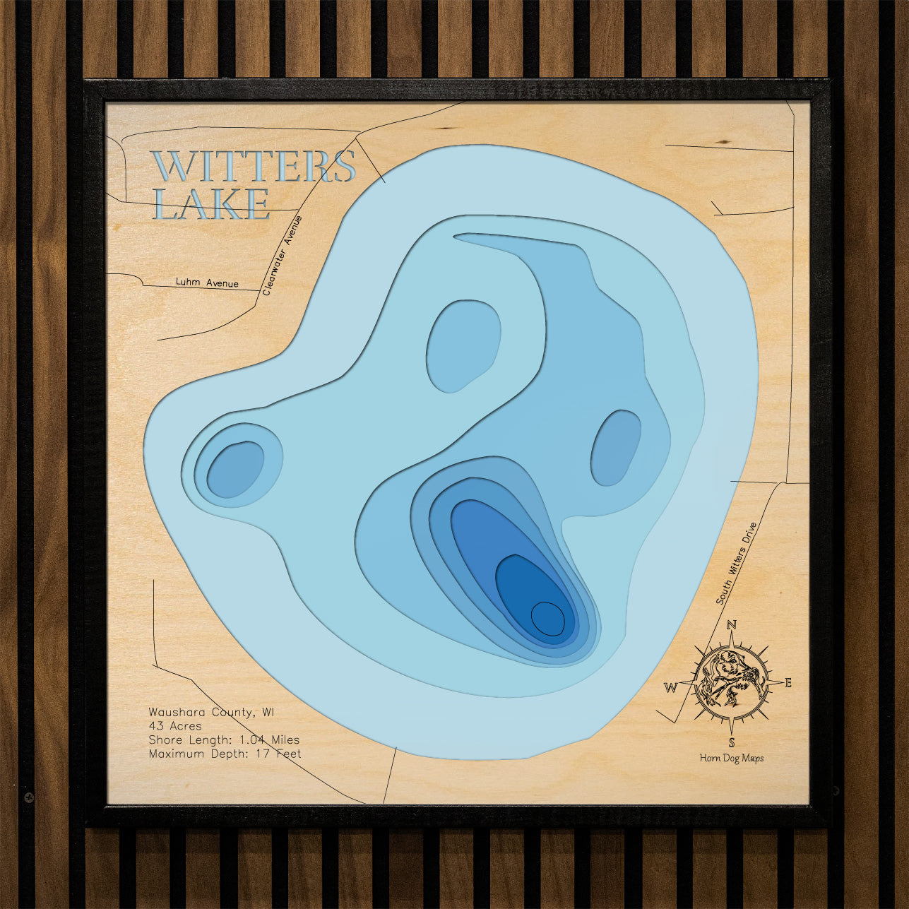 Witters Lake in Waushara County, Wisconsin