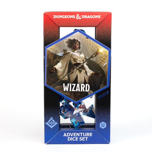 D&D Adventure Dice Set - Wizard Edition | Blue 16pc Collection