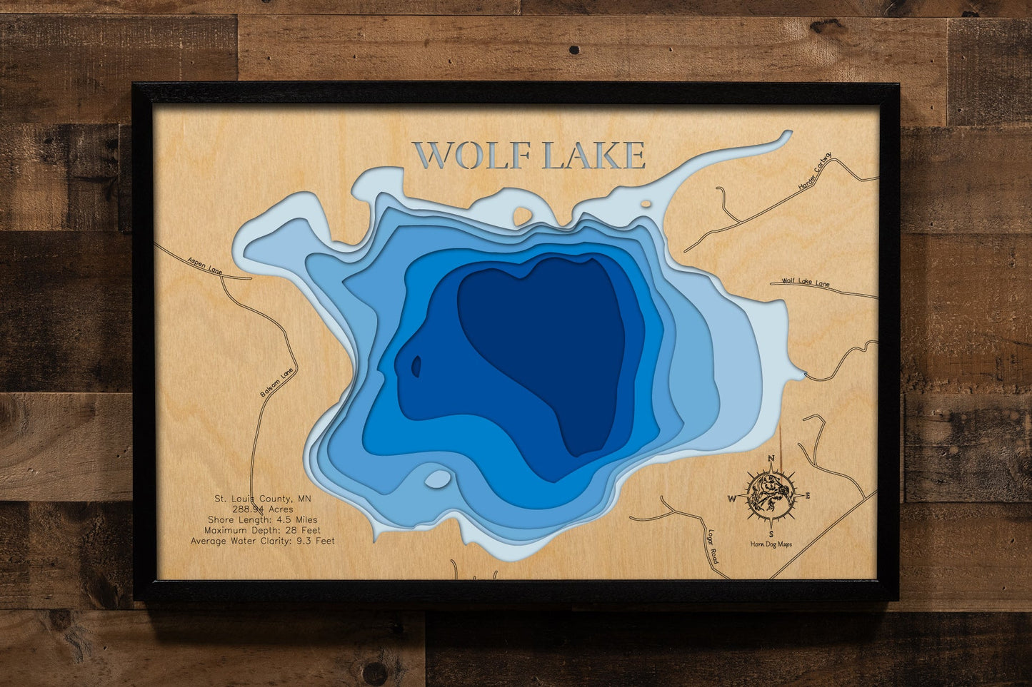 Wolf Lake in St. Louis County, Minnesota