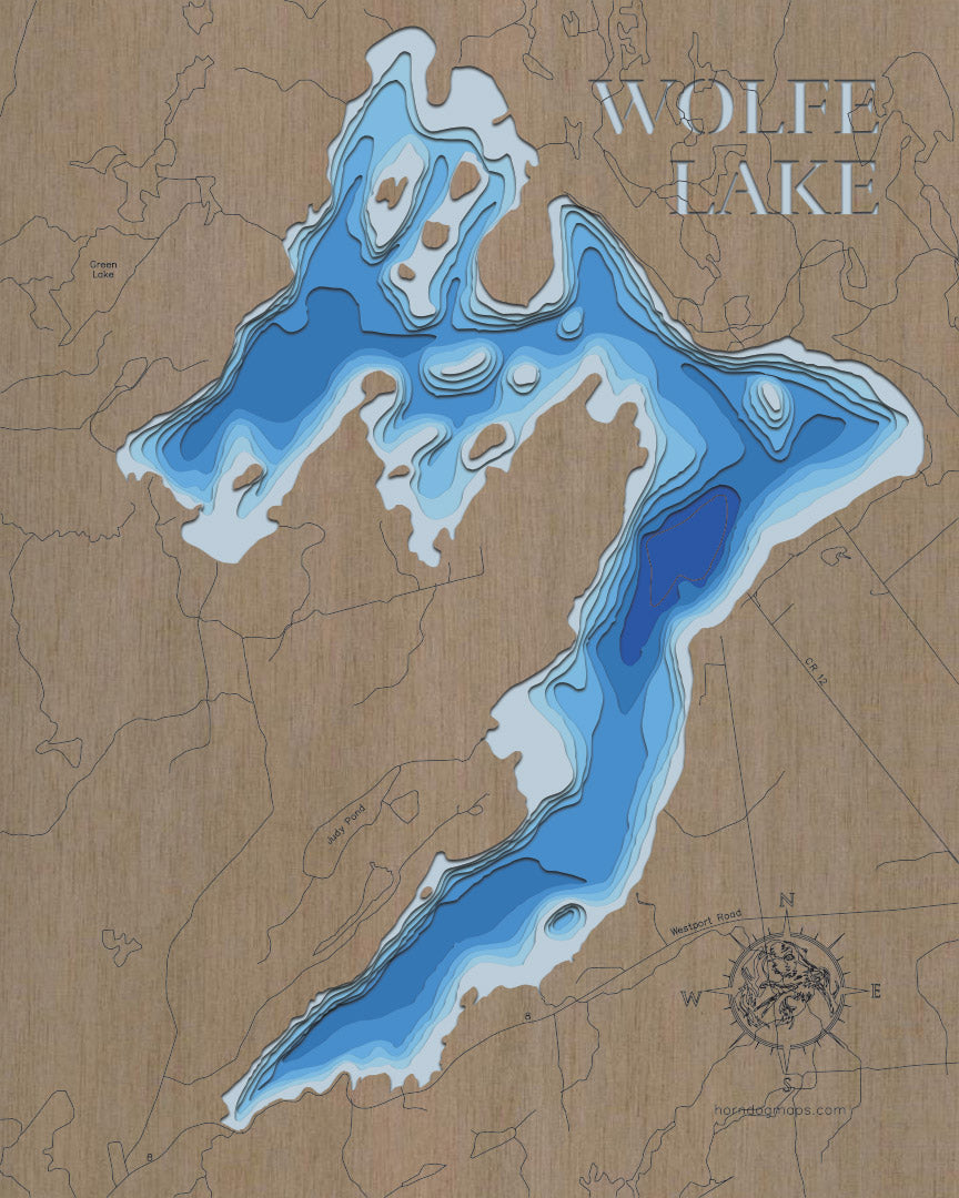 Wolfe Lake in Ontario, Canada