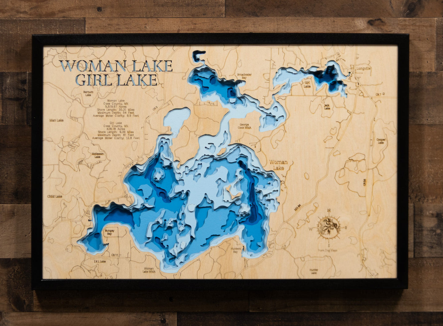 Woman Lake in Cass County, Minnesota