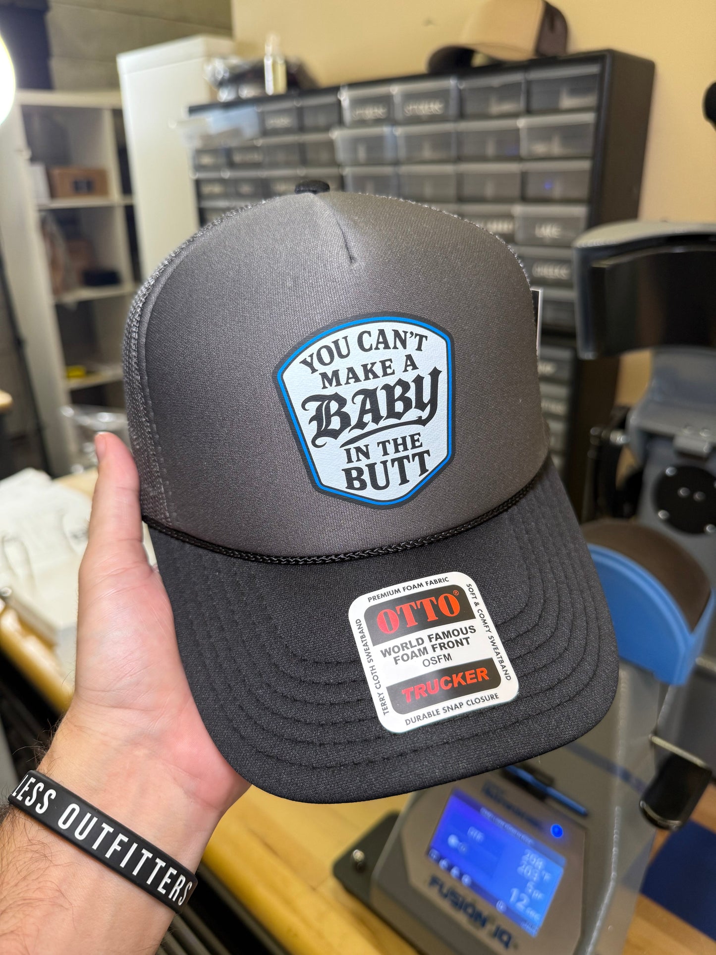 You Can't Make A Baby In The Butt Trucker Hat