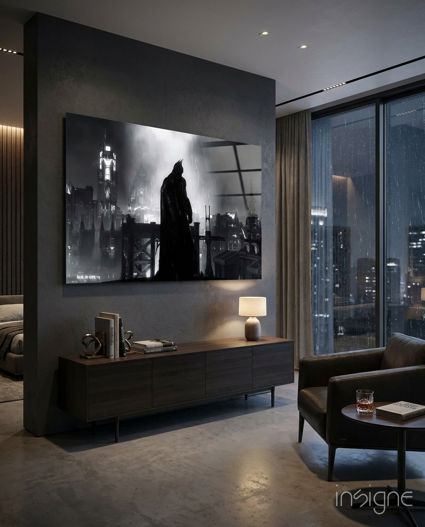 Batman Glass Wall Art