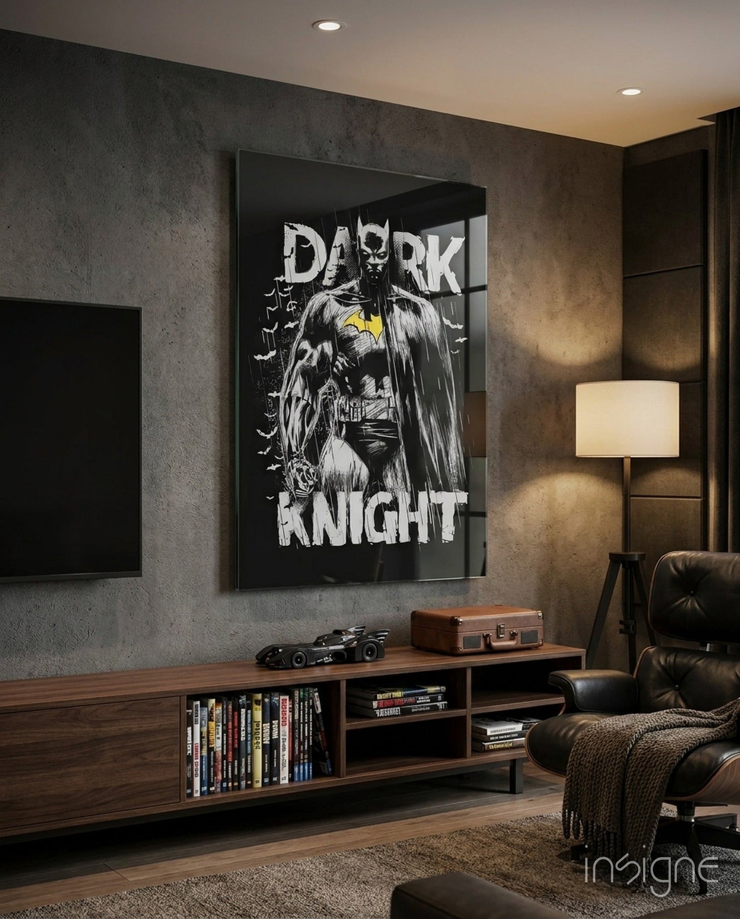 Batman Glass Wall Art