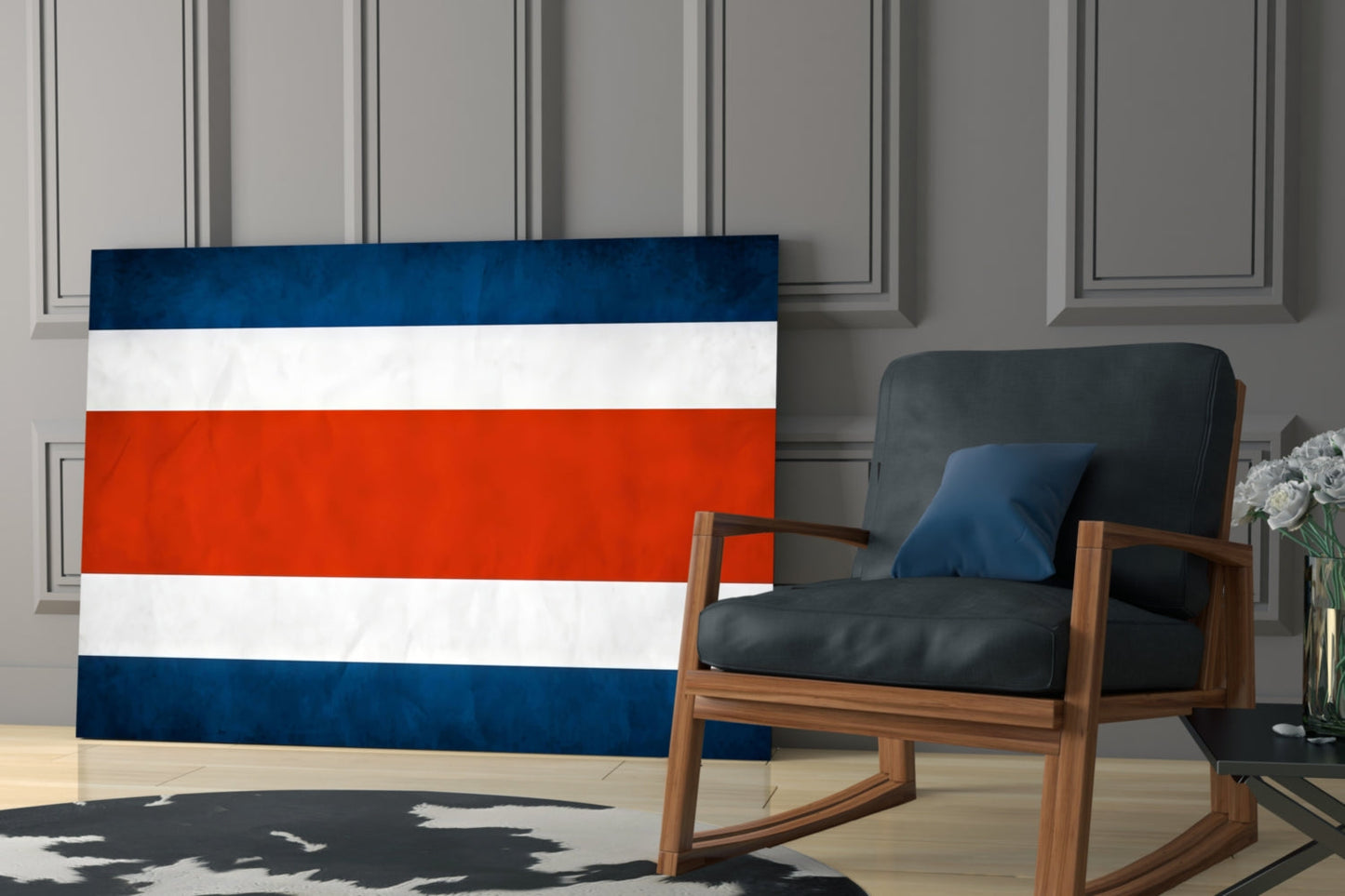 Vibrant Flag Wall Art Glass Wall Art