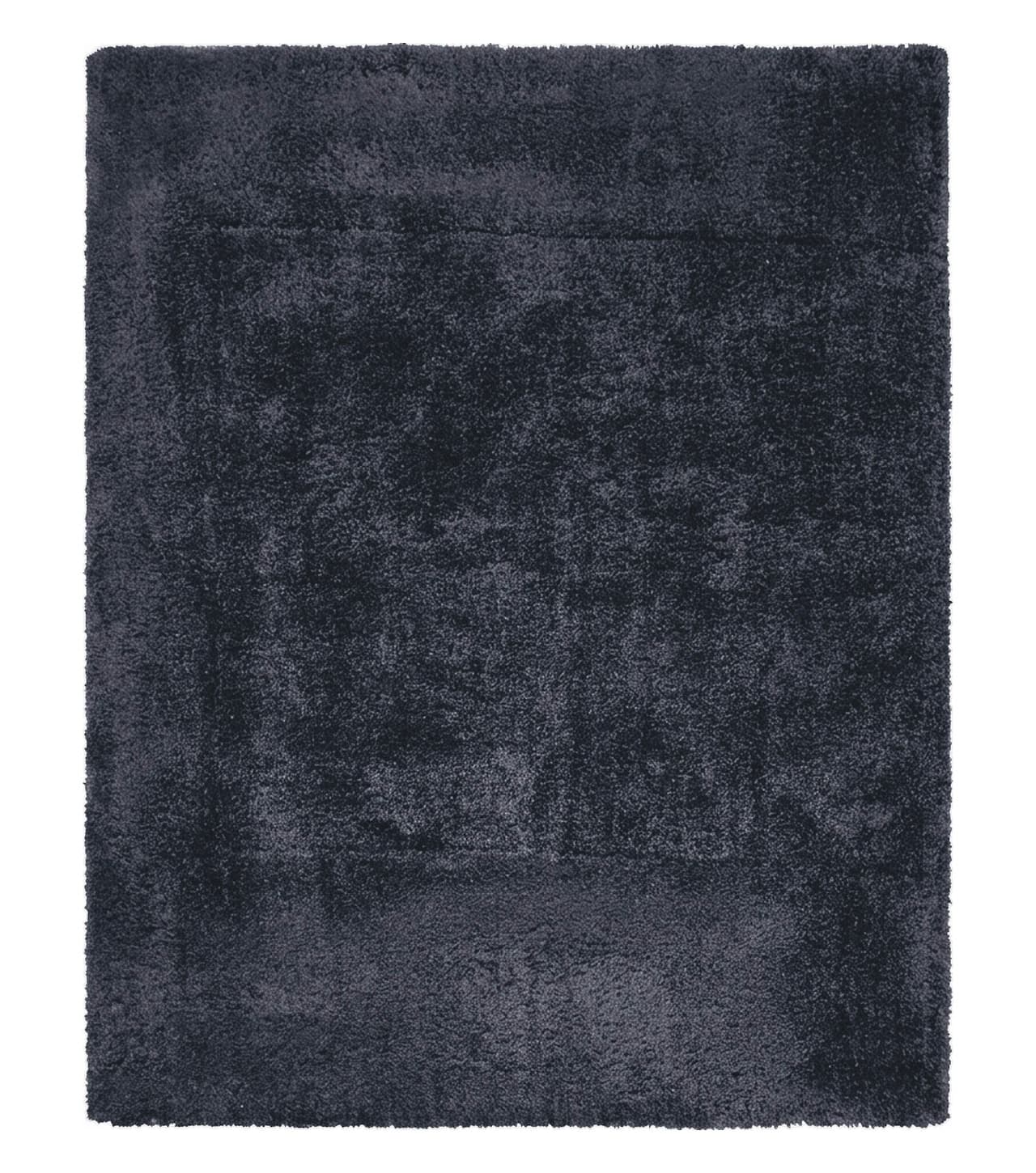 Black Shag Rug 8x10, Savafieh Milan Fluffy Black Carpet, Room Sized Shag Rug, Modern Contemporary Rug, Soft Living Room Rug, Bedroom Rug