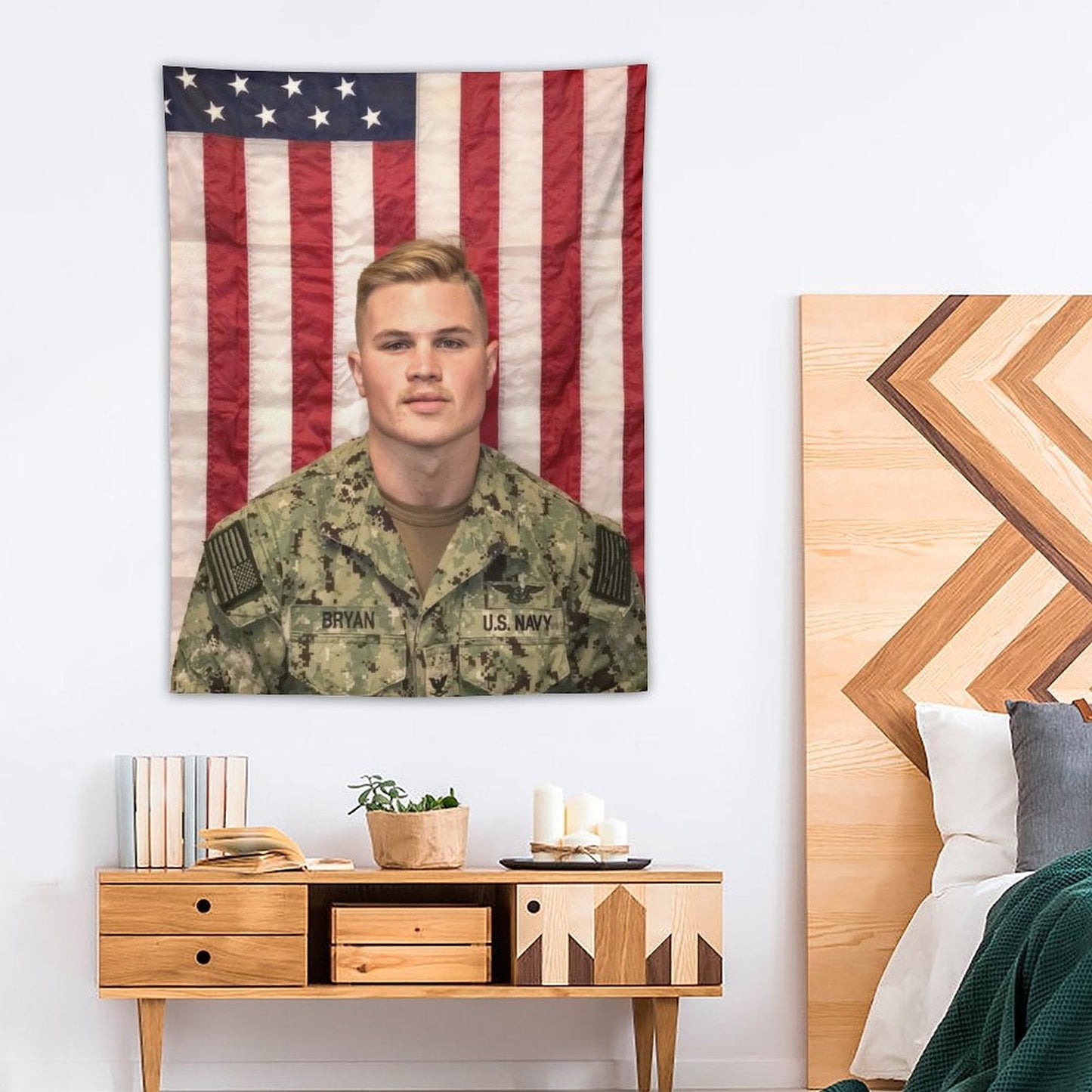 Zach Singer Bryan American Uniform Tapestry