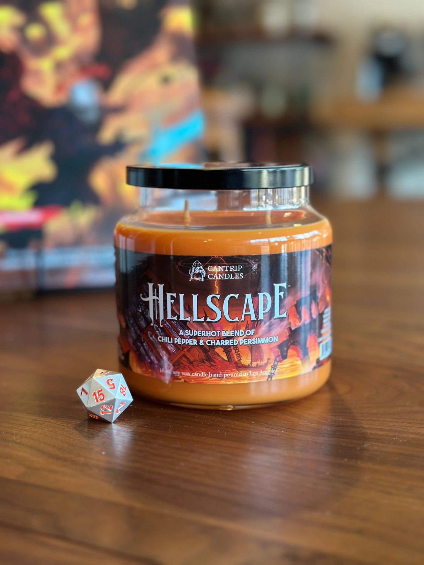 Cantrip Candles - Hellscape (16 oz Glass Candle)
