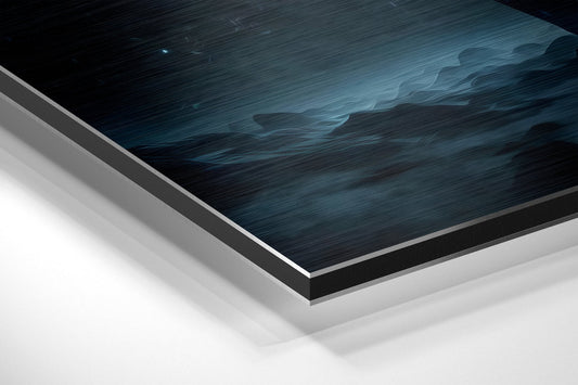 Man  Brushed Aluminum Dibond Wall Art