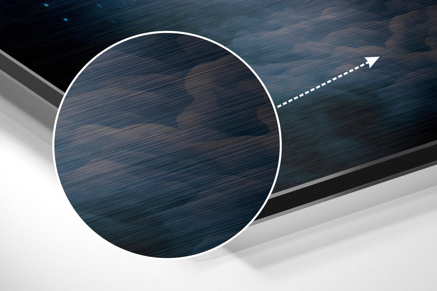 Man  Brushed Aluminum Dibond Wall Art