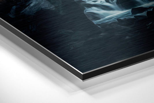 River Brushed Aluminum Dibond Wall Art