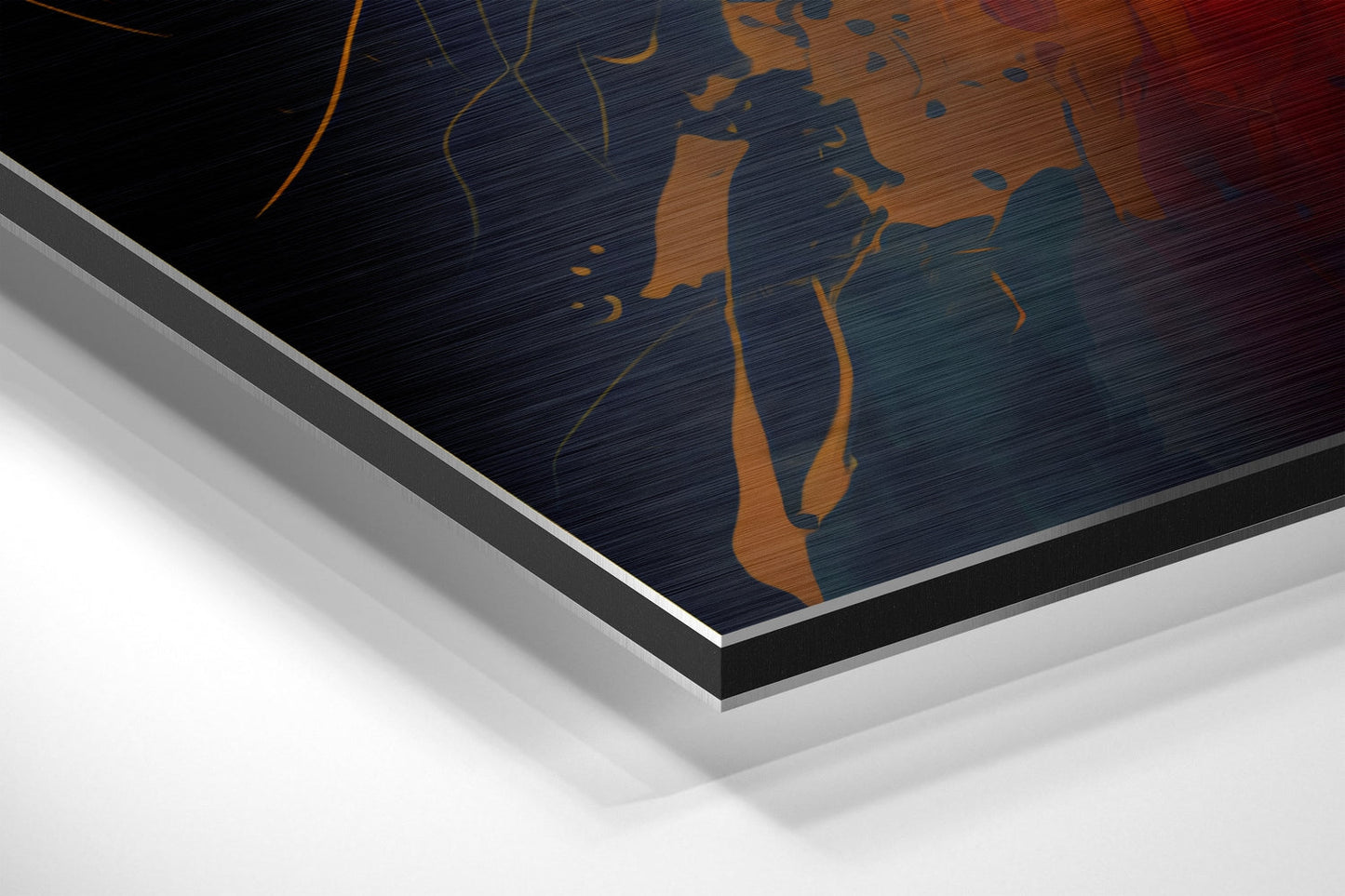Lion Brushed Aluminum Dibond Wall Art