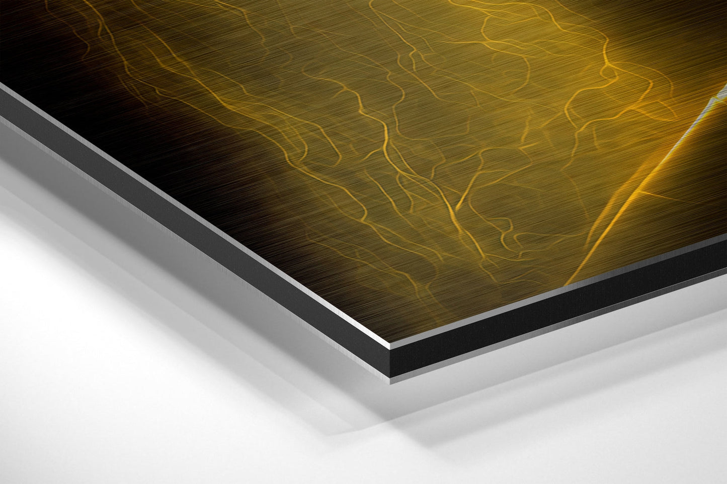 Revenge in His Eyes Brushed Aluminum Dibond Wall Art