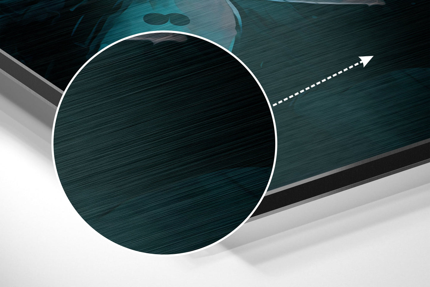 Batman Brushed Aluminum Dibond Wall Art