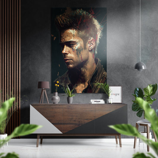 Fight Club Brushed Aluminum Dibond Wall Art