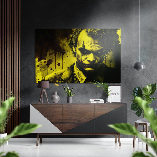 Joker Brushed Aluminum Dibond Wall Art