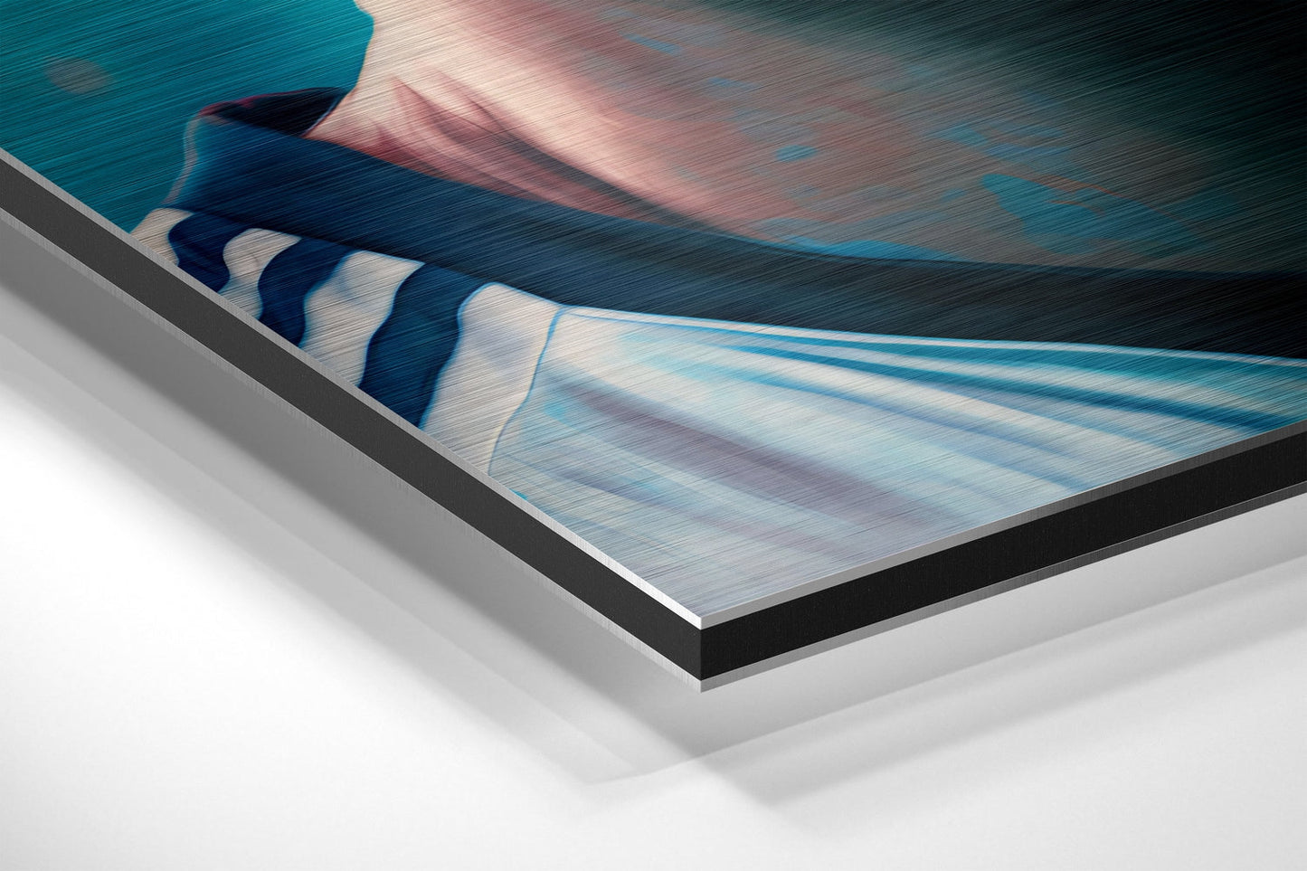 Messi Brushed Aluminum Dibond Wall Art