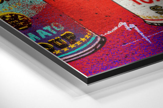 Andy Warhol Brushed Aluminum Dibond Wall Art