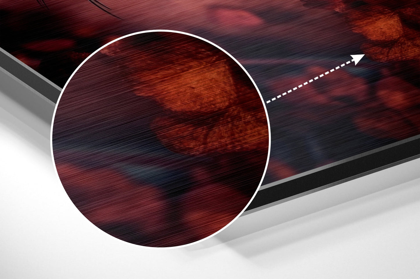 The Eye Brushed Aluminum Dibond Wall Art