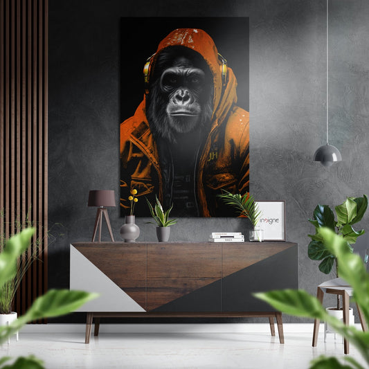 Age of Apes Brushed Aluminum Dibond Wall Art