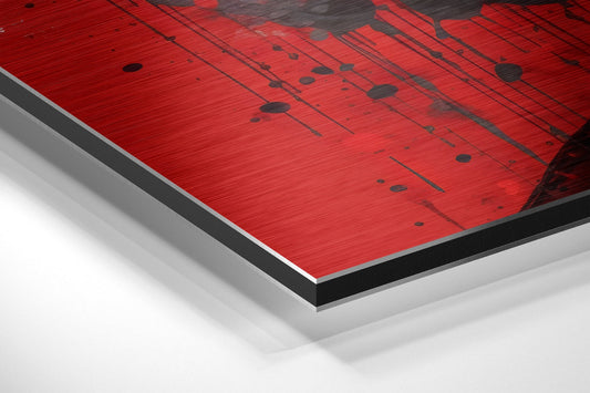 Einstein Brushed Aluminum Dibond Wall Art