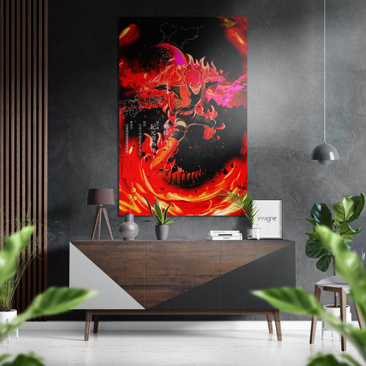 Naruto - Might Guy Brushed Aluminum Dibond Wall Art