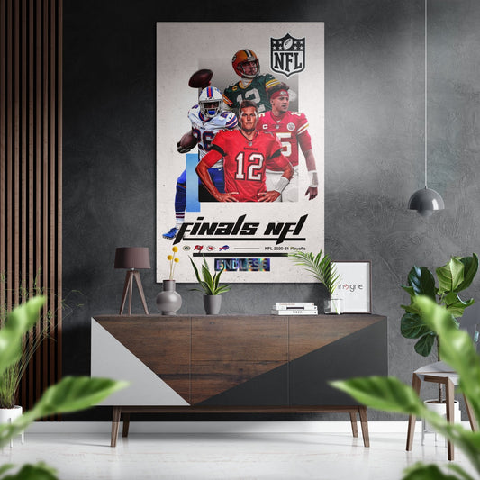 Finals NFL Brushed Aluminum Dibond Wall Art