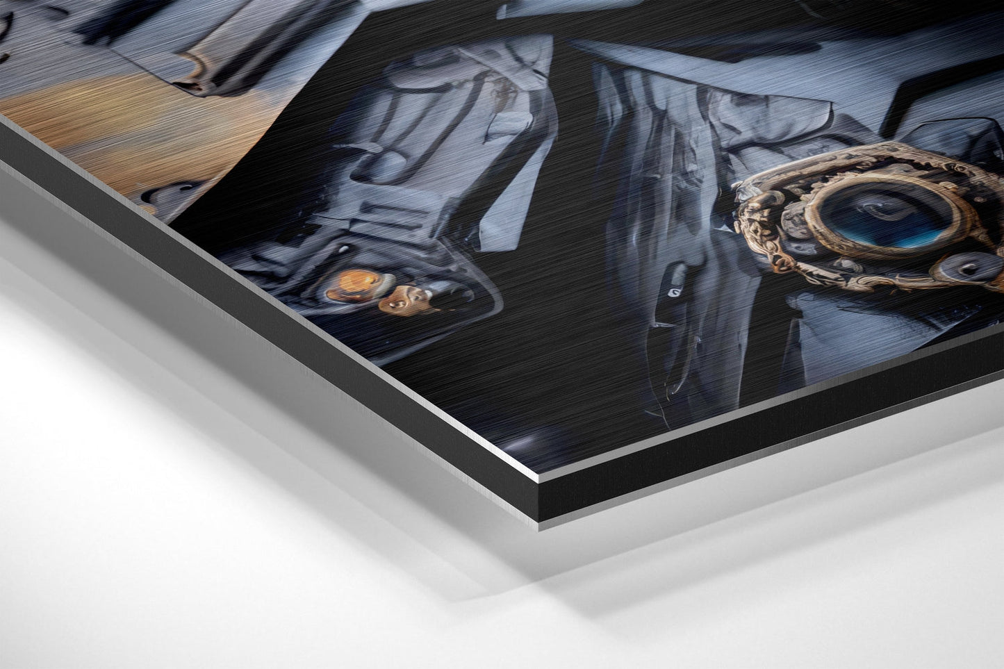 Darth Wader Brushed Aluminum Dibond Wall Art