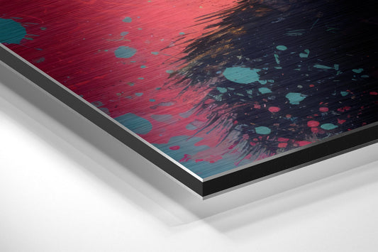 Smarty Monkey Brushed Aluminum Dibond Wall Art