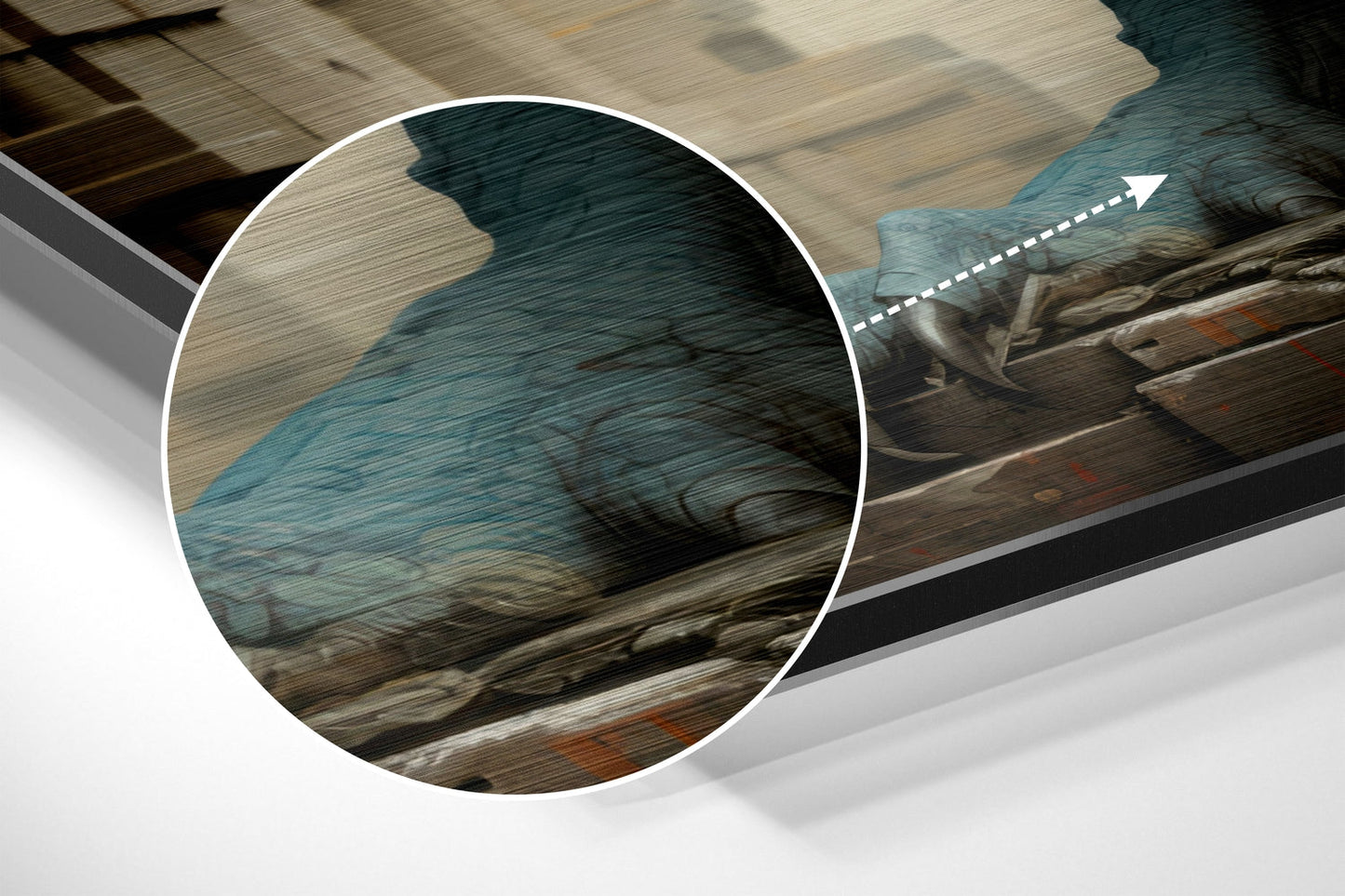 Dragon Brushed Aluminum Dibond Wall Art