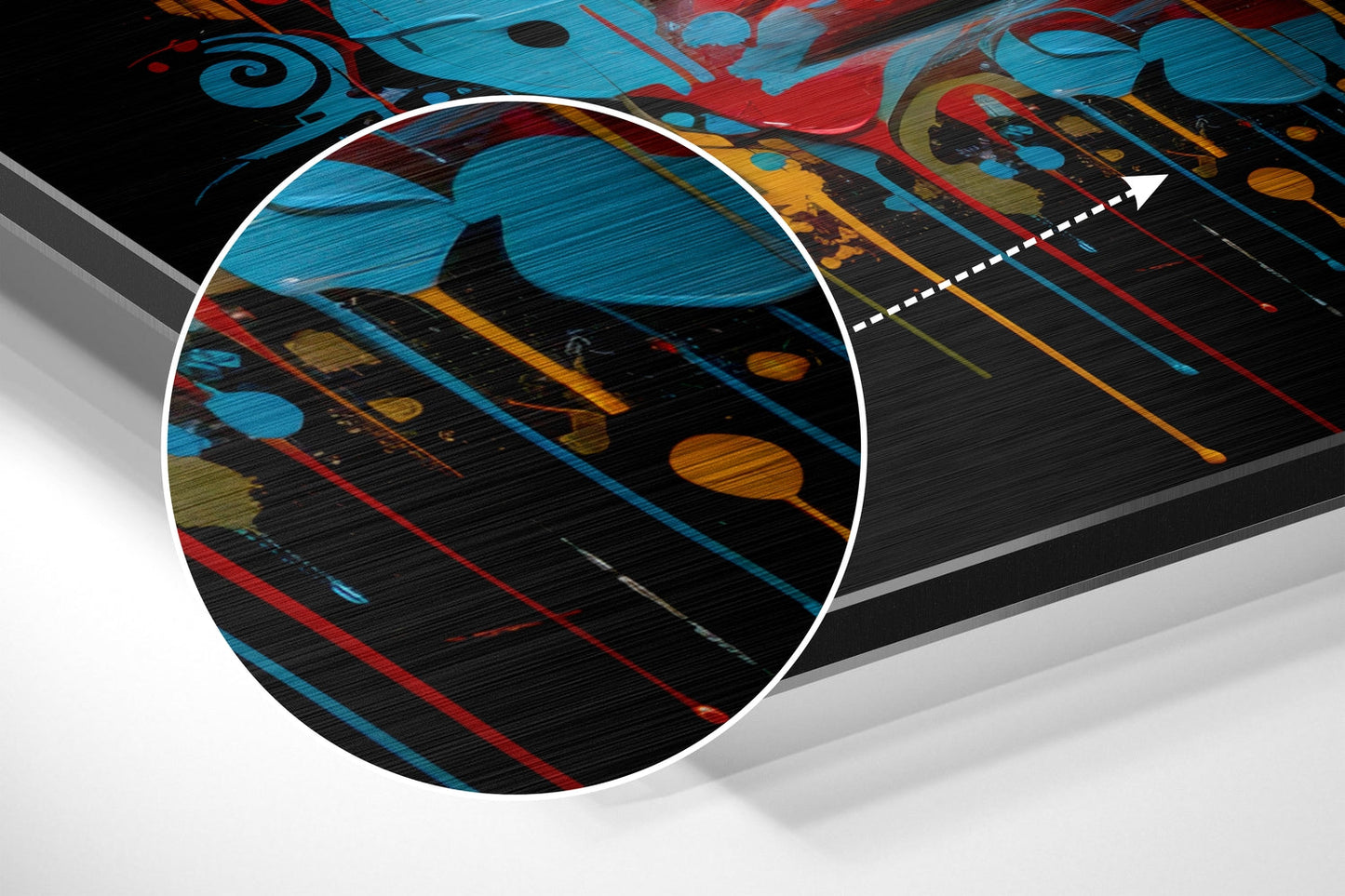 The Eye Brushed Aluminum Dibond Wall Art