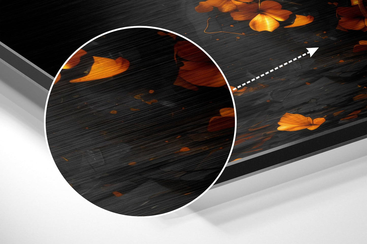 Butterfly Brushed Aluminum Dibond Wall Art