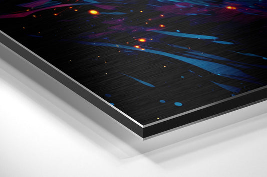 Colors of Space Brushed Aluminum Dibond Wall Art