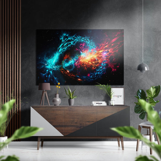 Colors of Space Brushed Aluminum Dibond Wall Art