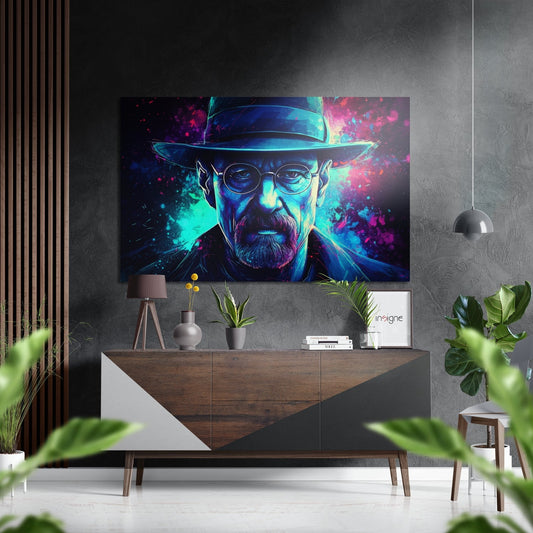 Heisenberg Brushed Aluminum Dibond Wall Art