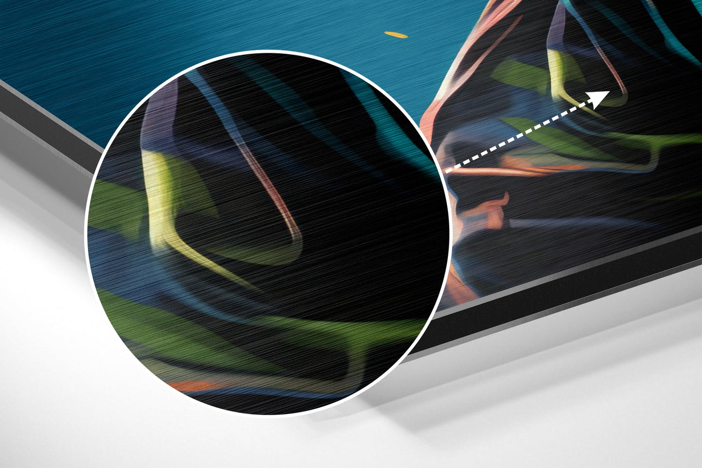SheSpace Brushed Aluminum Dibond Wall Art