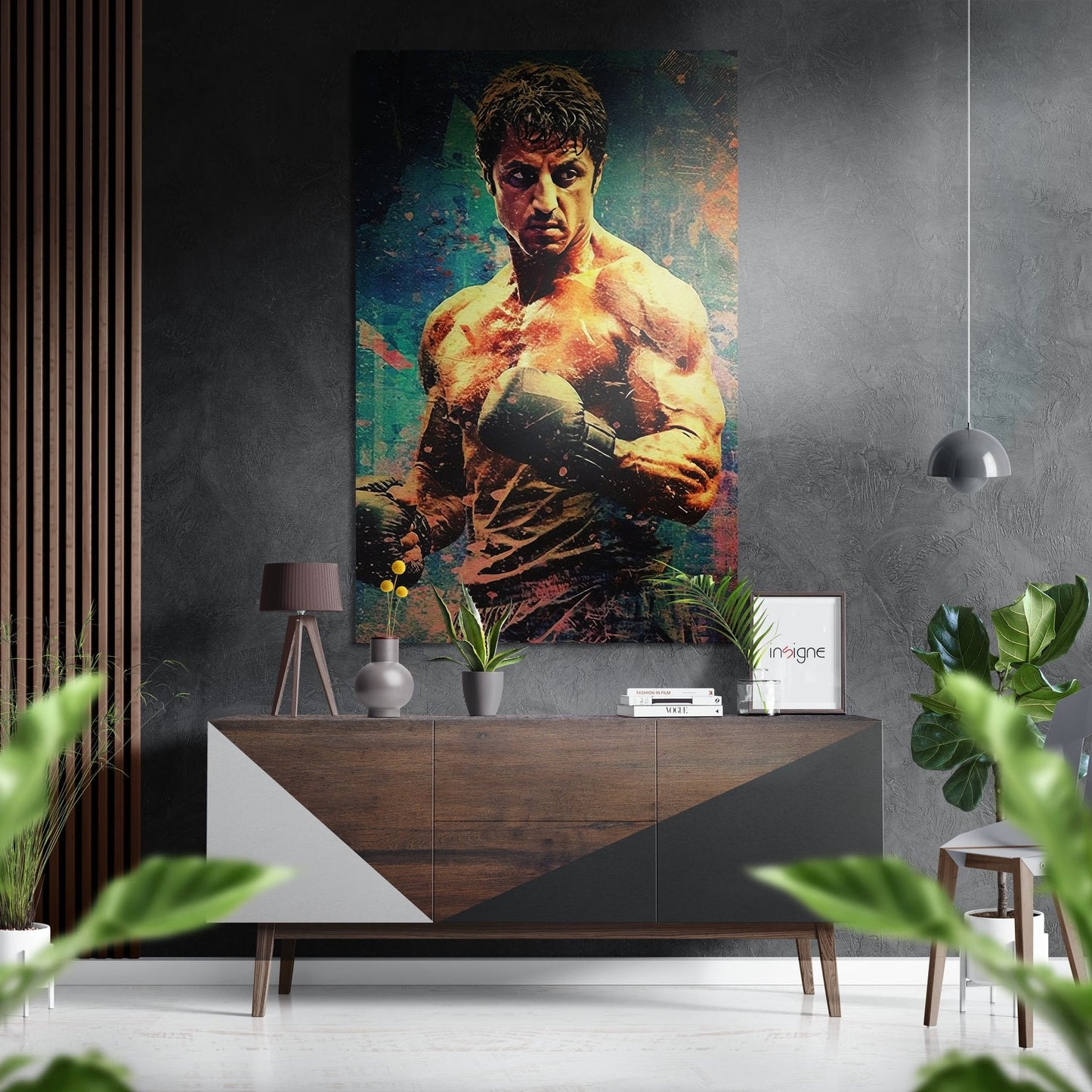 Rocky Brushed Aluminum Dibond Wall Art