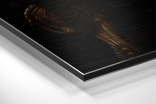 Mr. Tiger Brushed Aluminum Dibond Wall Art