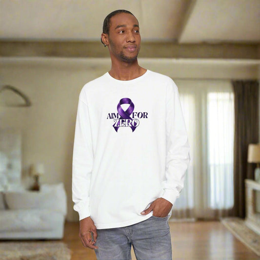 Aim for Zero Long-Sleeve Unisex T-Shirt