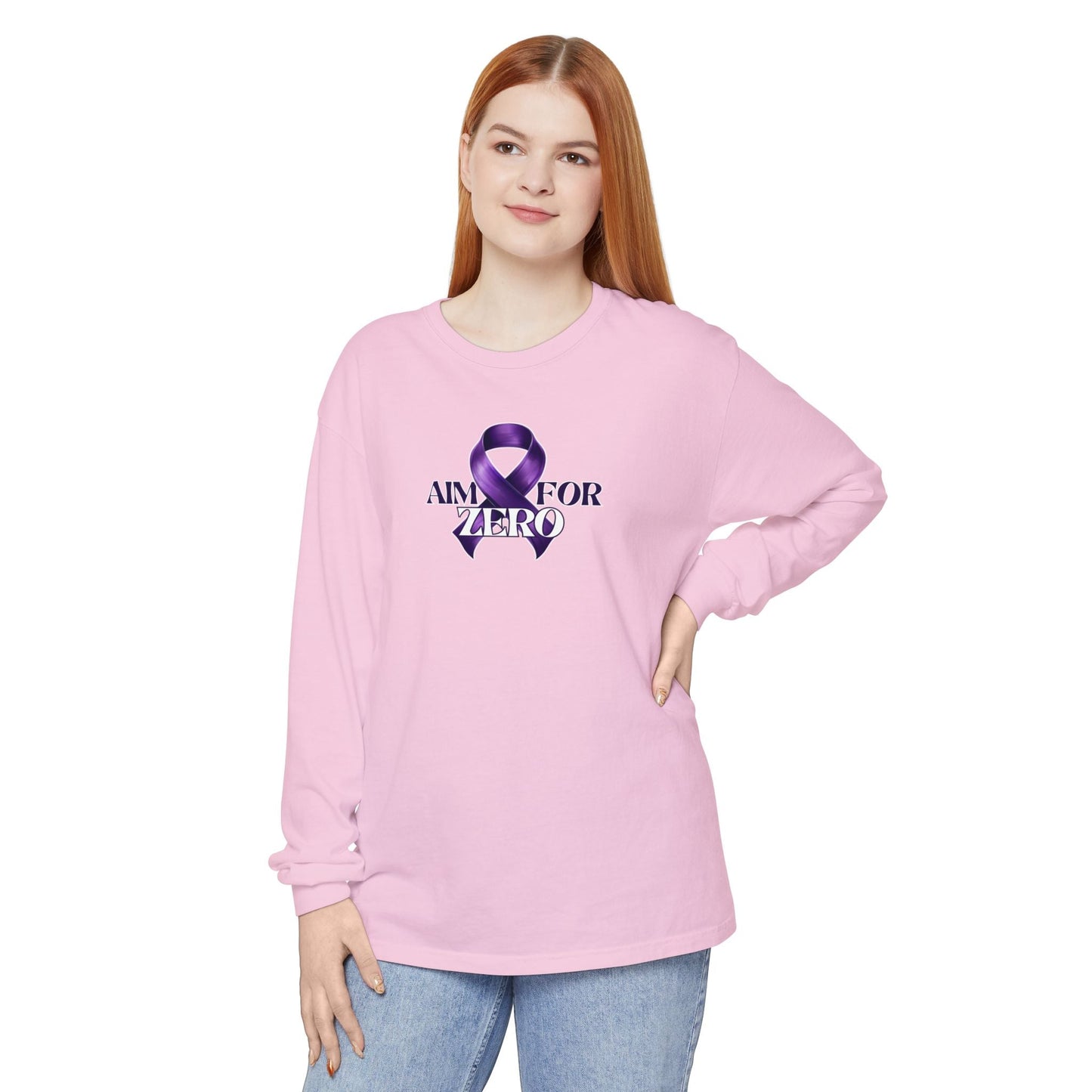 Aim for Zero Long-Sleeve Unisex T-Shirt