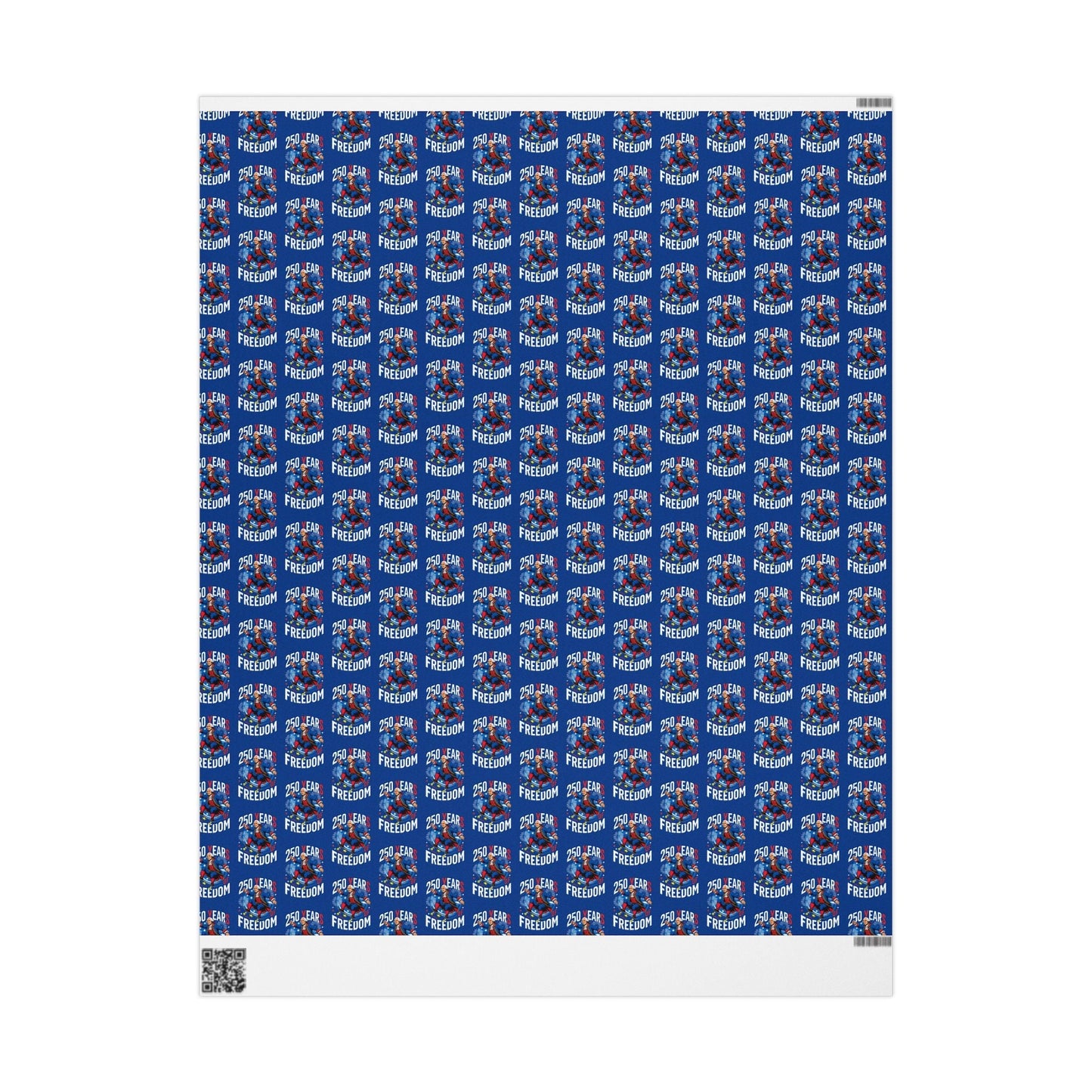 America 250th Anniversary Freedom Custom Wrapping Paper Roll