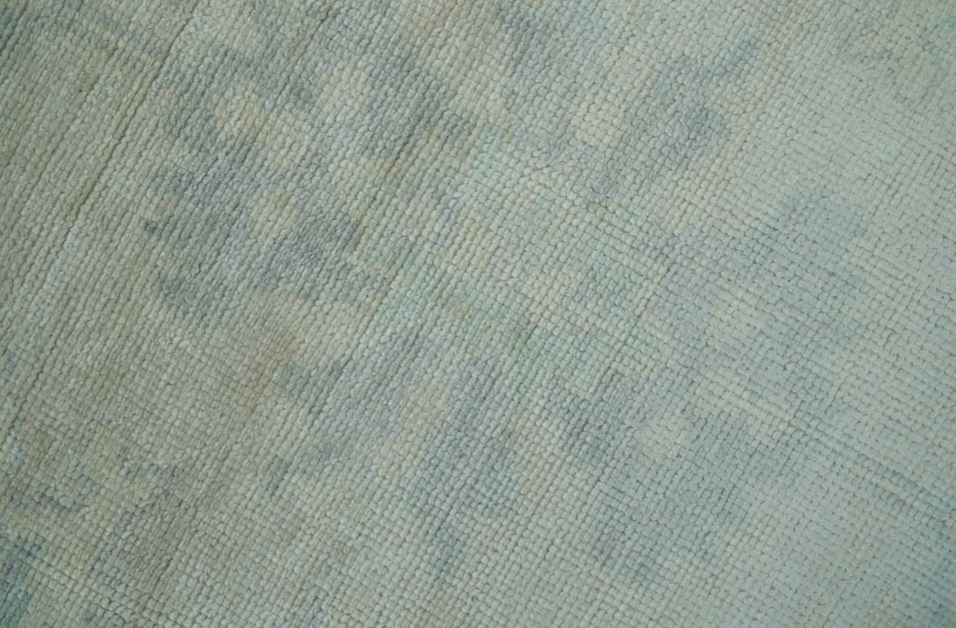 Antique Finish Silver, Gray and Charcoal Hand Knotted Oriental Oushak 8x10 wool Area Rug