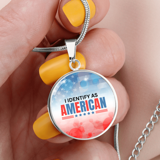 I Identify as American Necklace